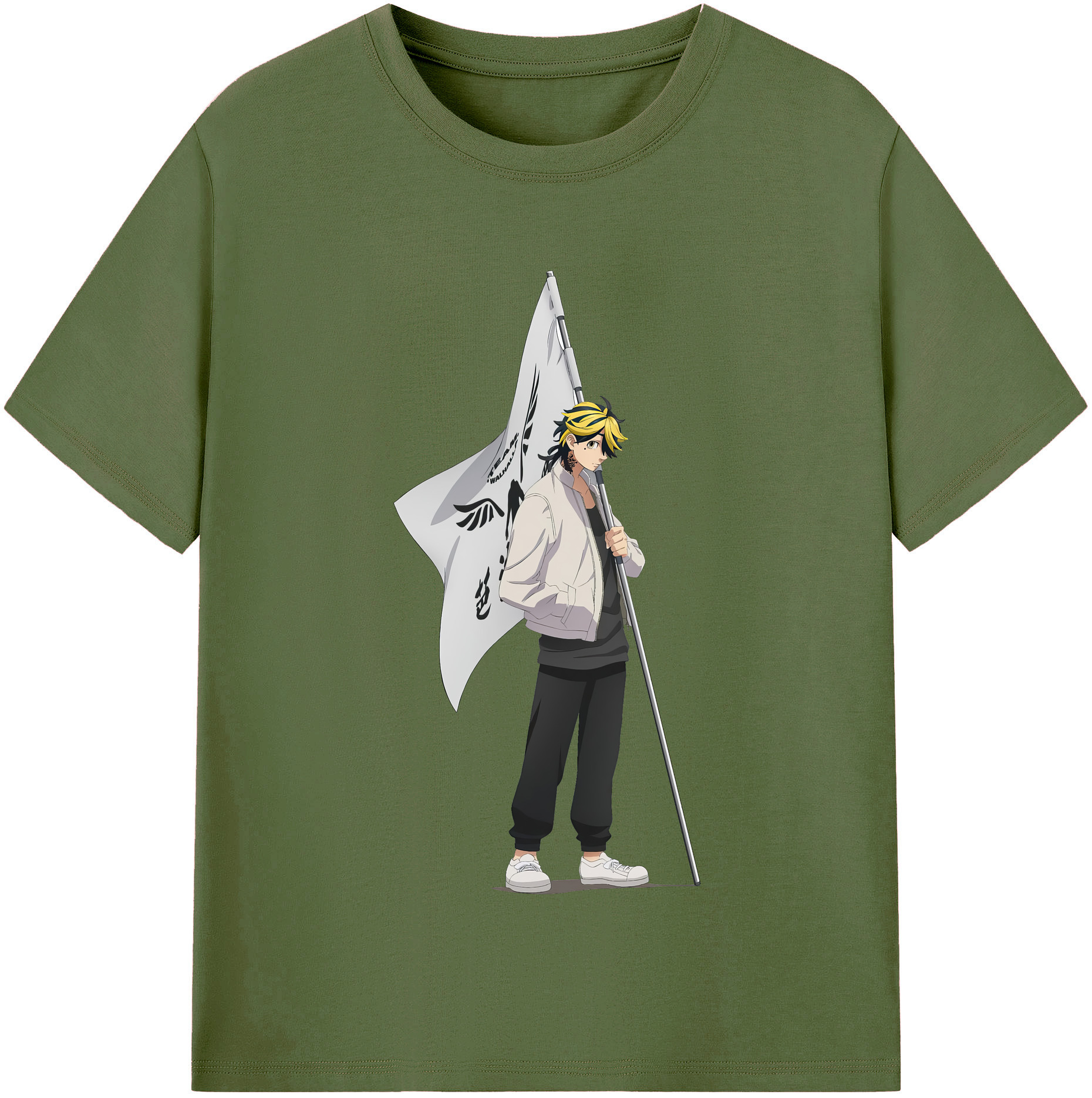 （画像用） 東京リベンジャーズ Tokyo Revengers 綿100％半袖Tシャツ（フロントプリント）